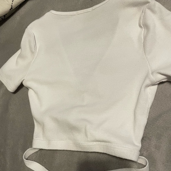 White zara crossed top - Picture 3 of 3